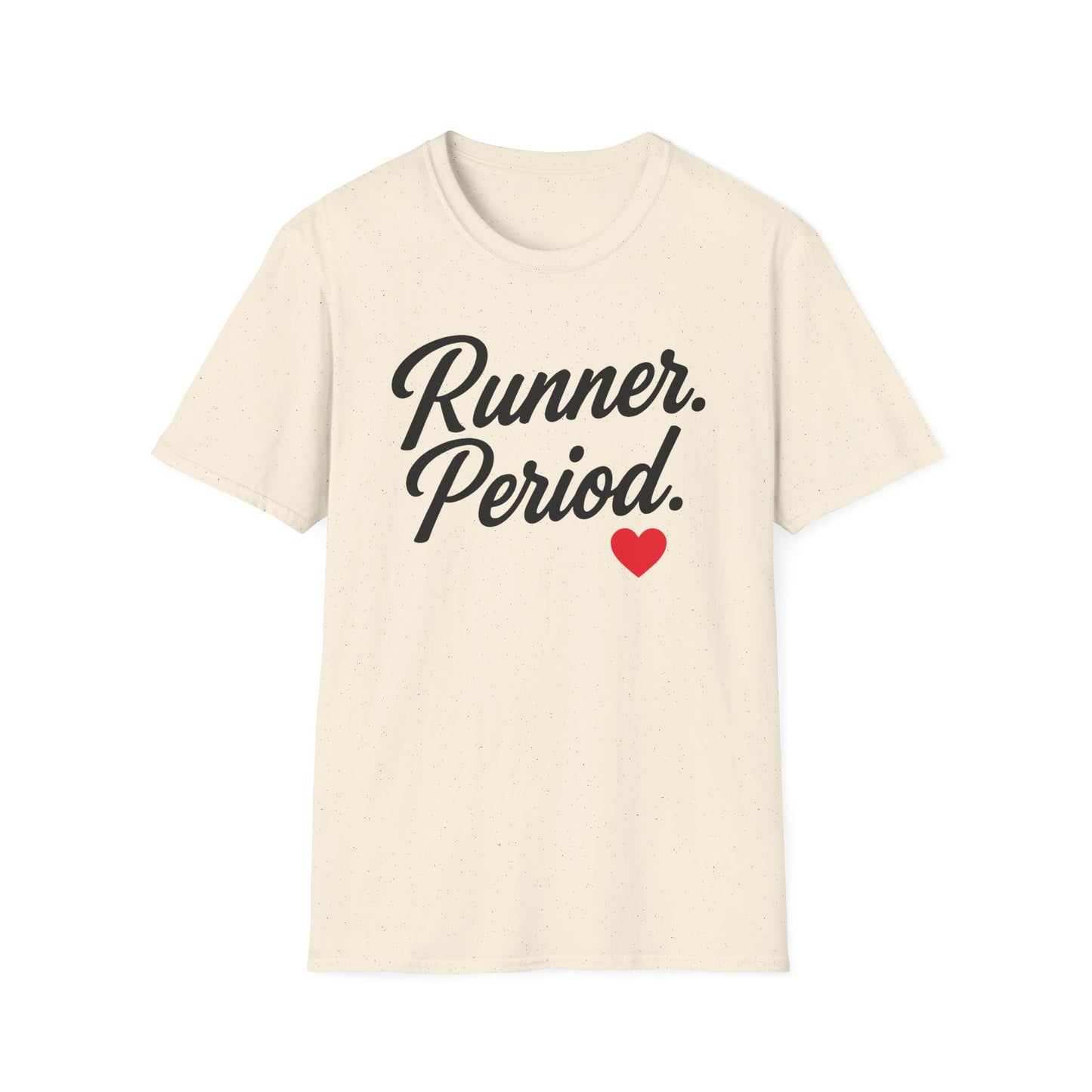 Runner Period T-Shirt | Softstyle Unisex Tee for Runners, Gift for Athletes, Workout Apparel, Casual Wear, Fitness Style