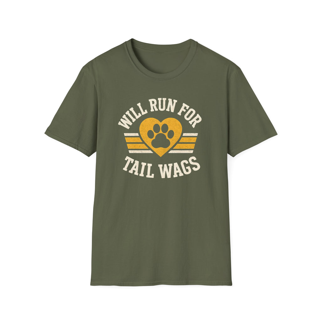 Will Run For Tail Wags T Shirt