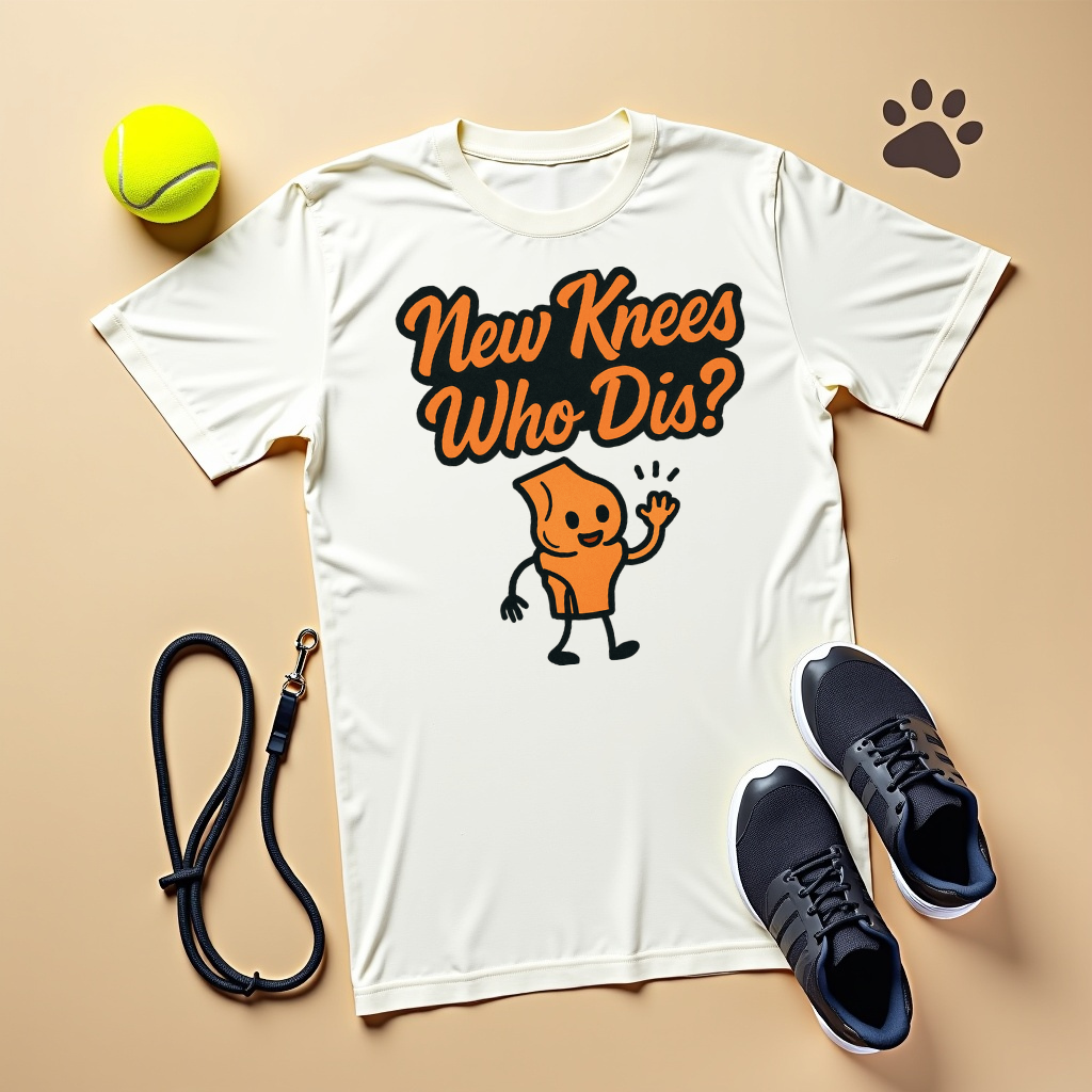 New Knees Who Dis? T-Shirt — Funny Knee Replacement Recovery Tee