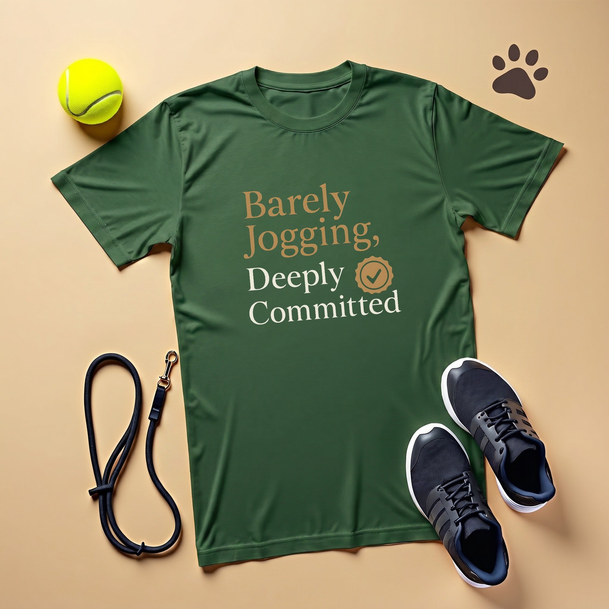 Barely Jogging Deeply Committed