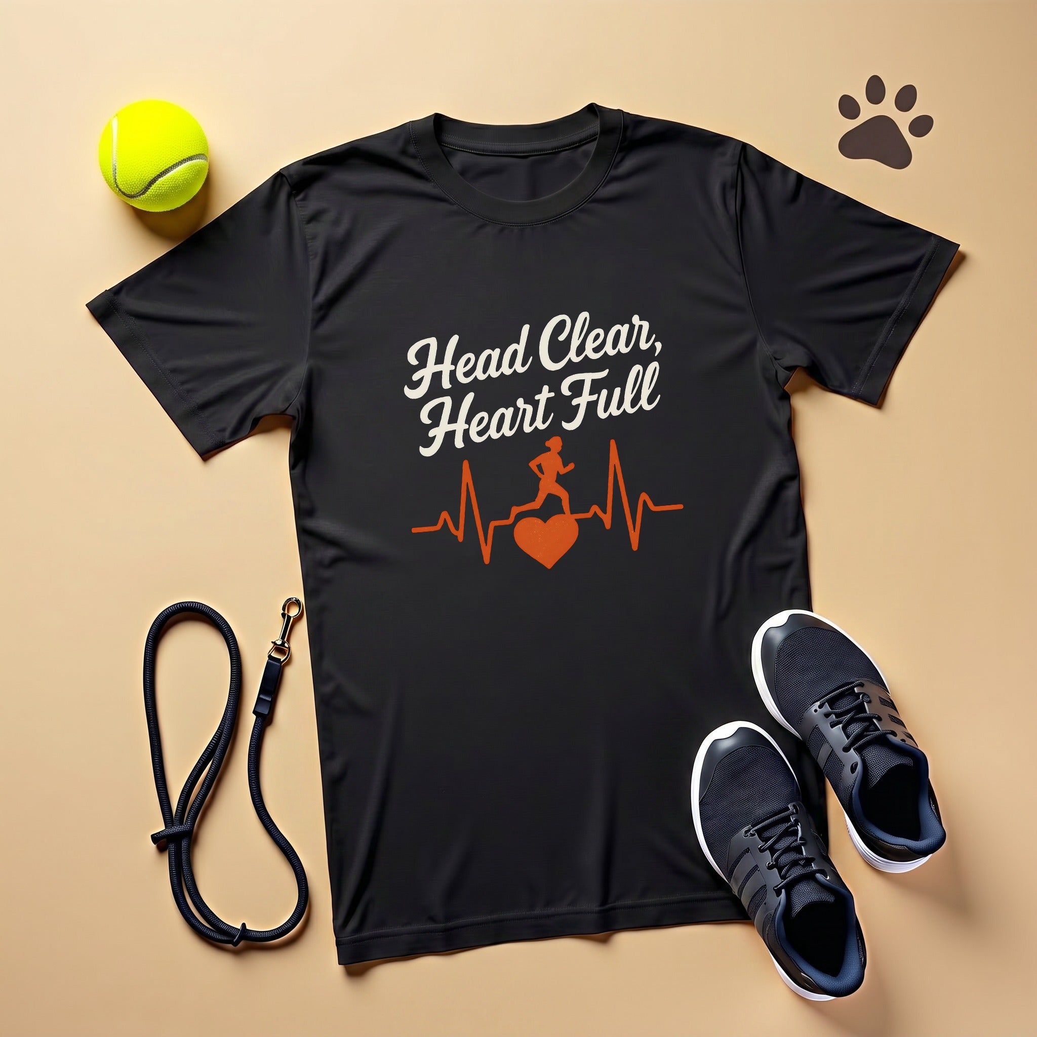Head Clear Heart Full Retro Running