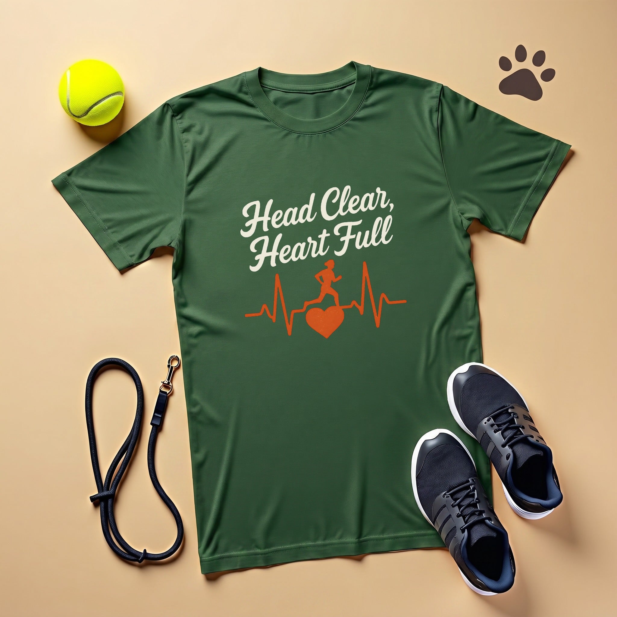 Head Clear Heart Full Retro Running