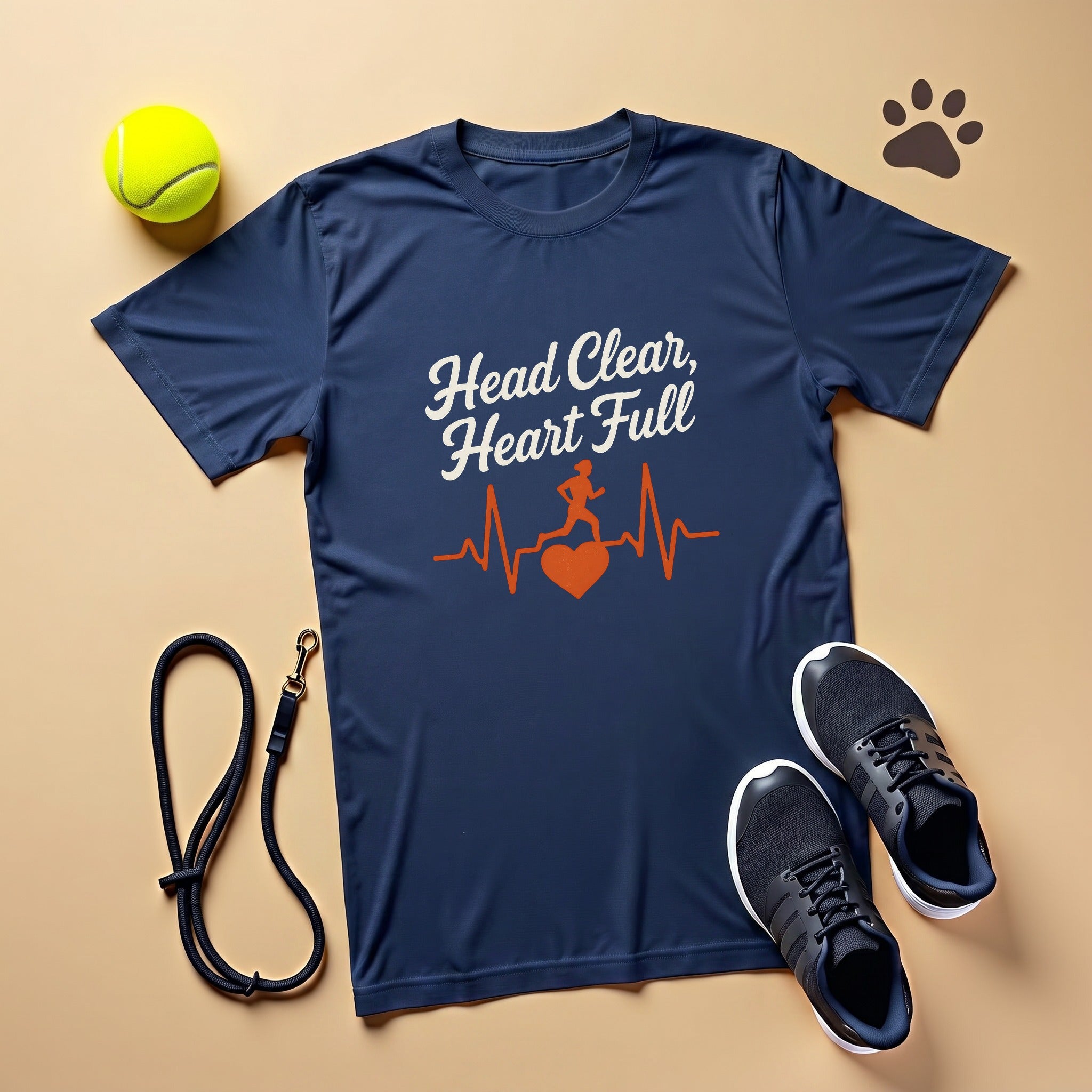 Head Clear Heart Full Retro Running