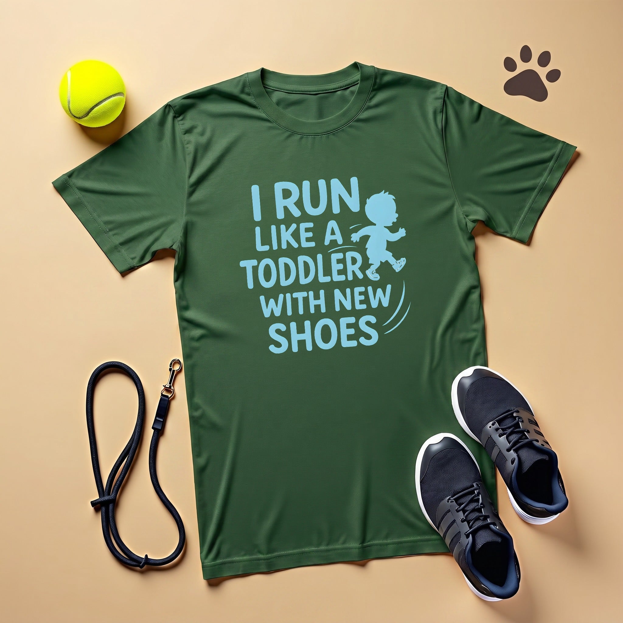 I Run Like A Toddler With New Shoes