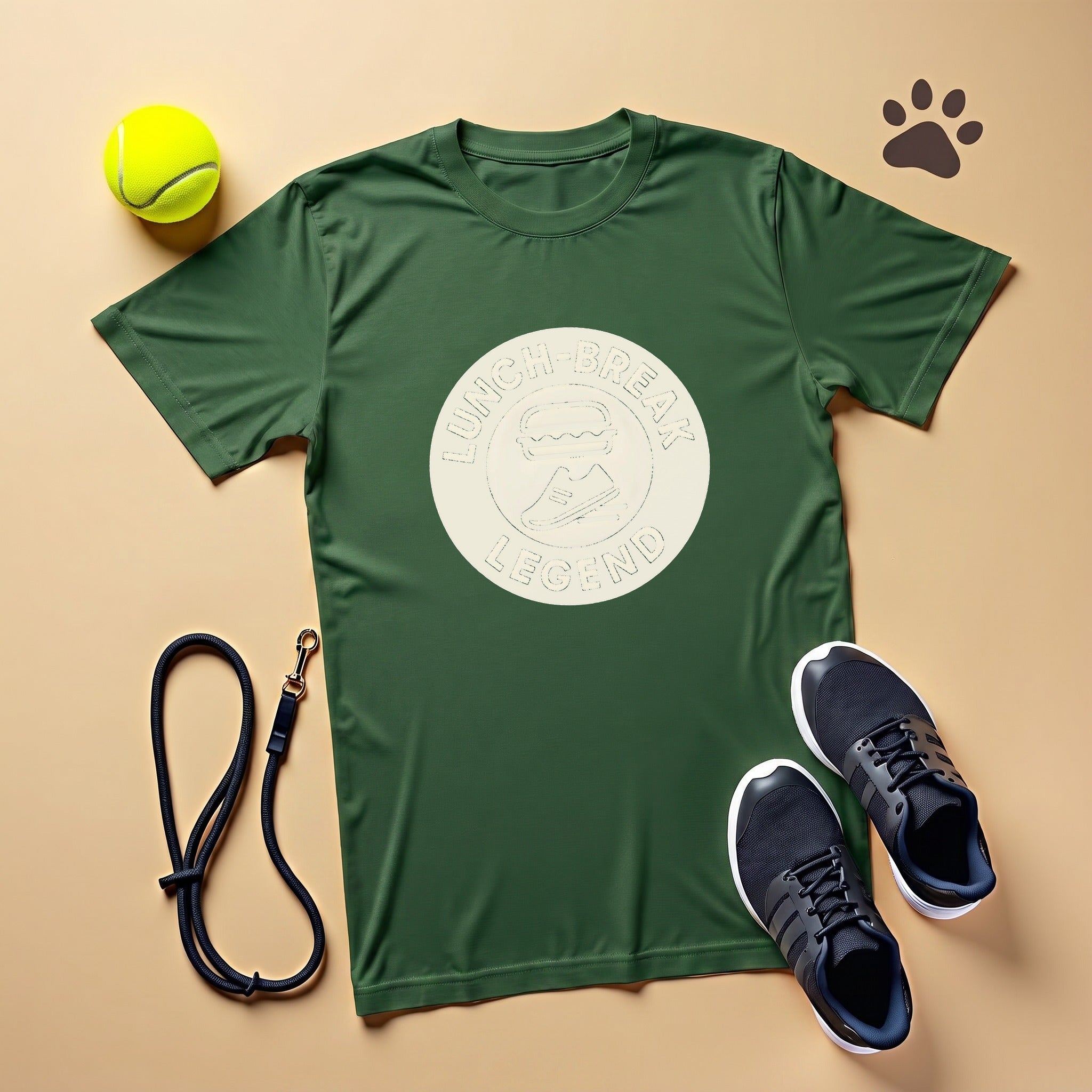 Lunch Break Legend Circular Badge