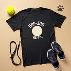 Retro Dog Jog Dept Vintage Track Crest