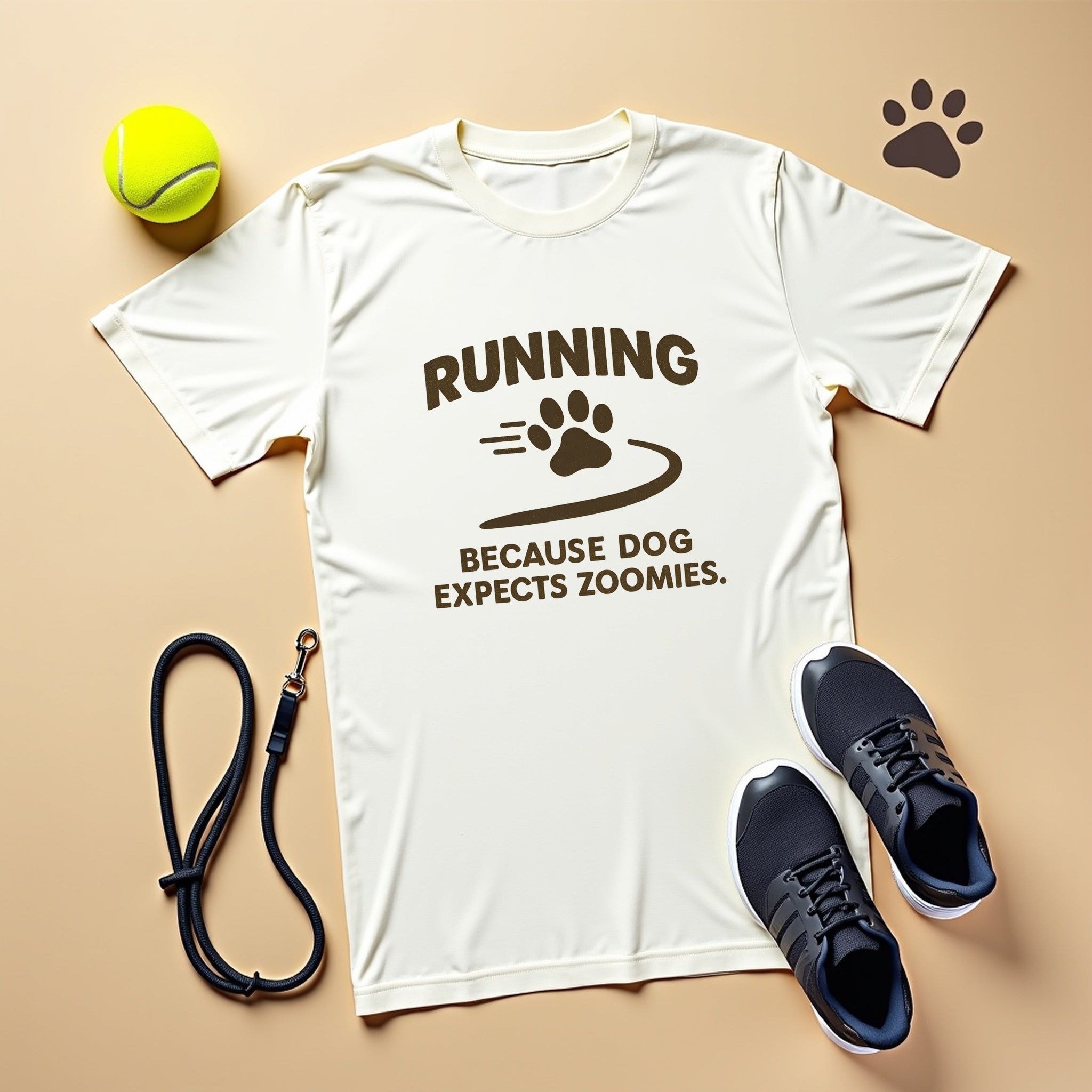 Running Because Dog Expects Zoomies