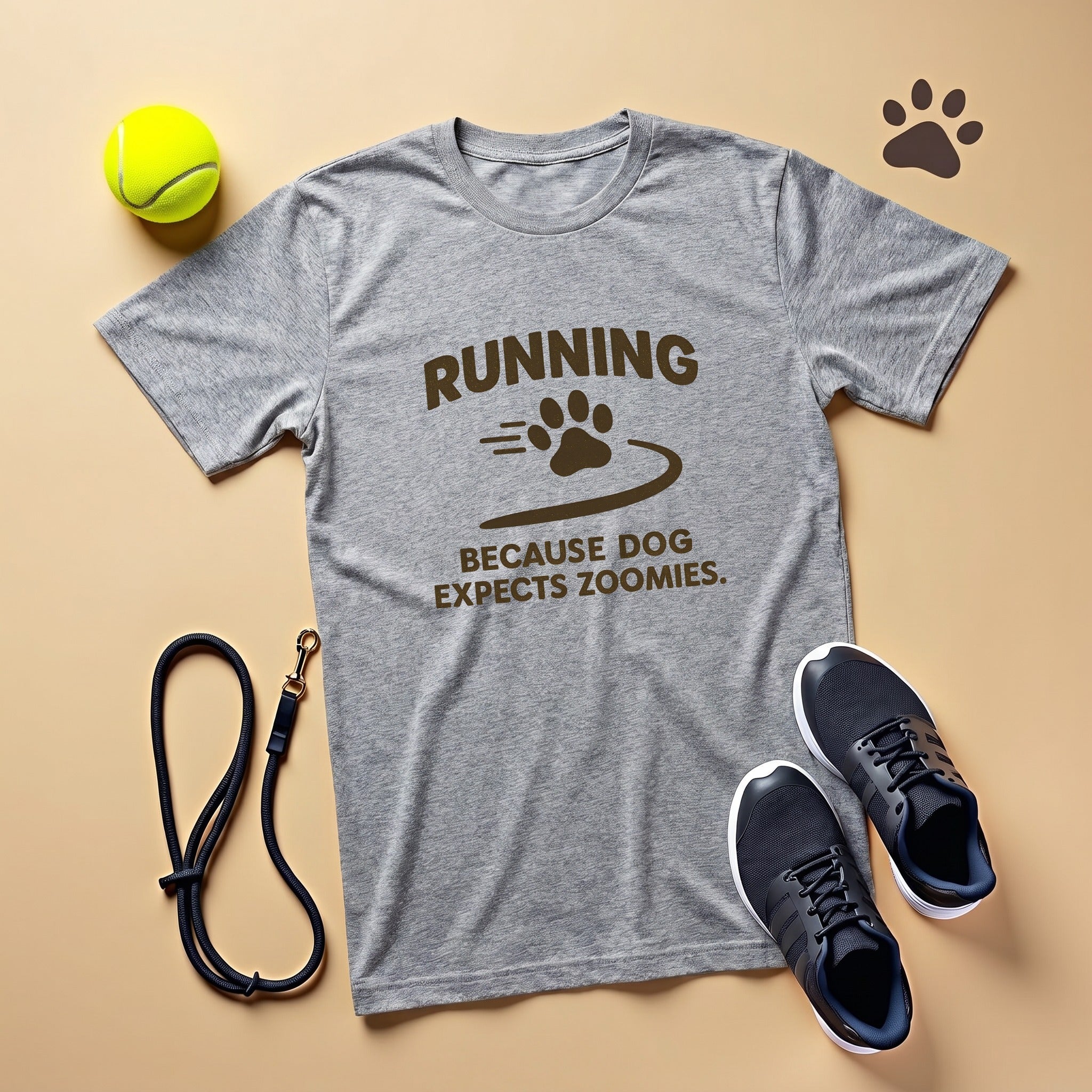 Running Because Dog Expects Zoomies