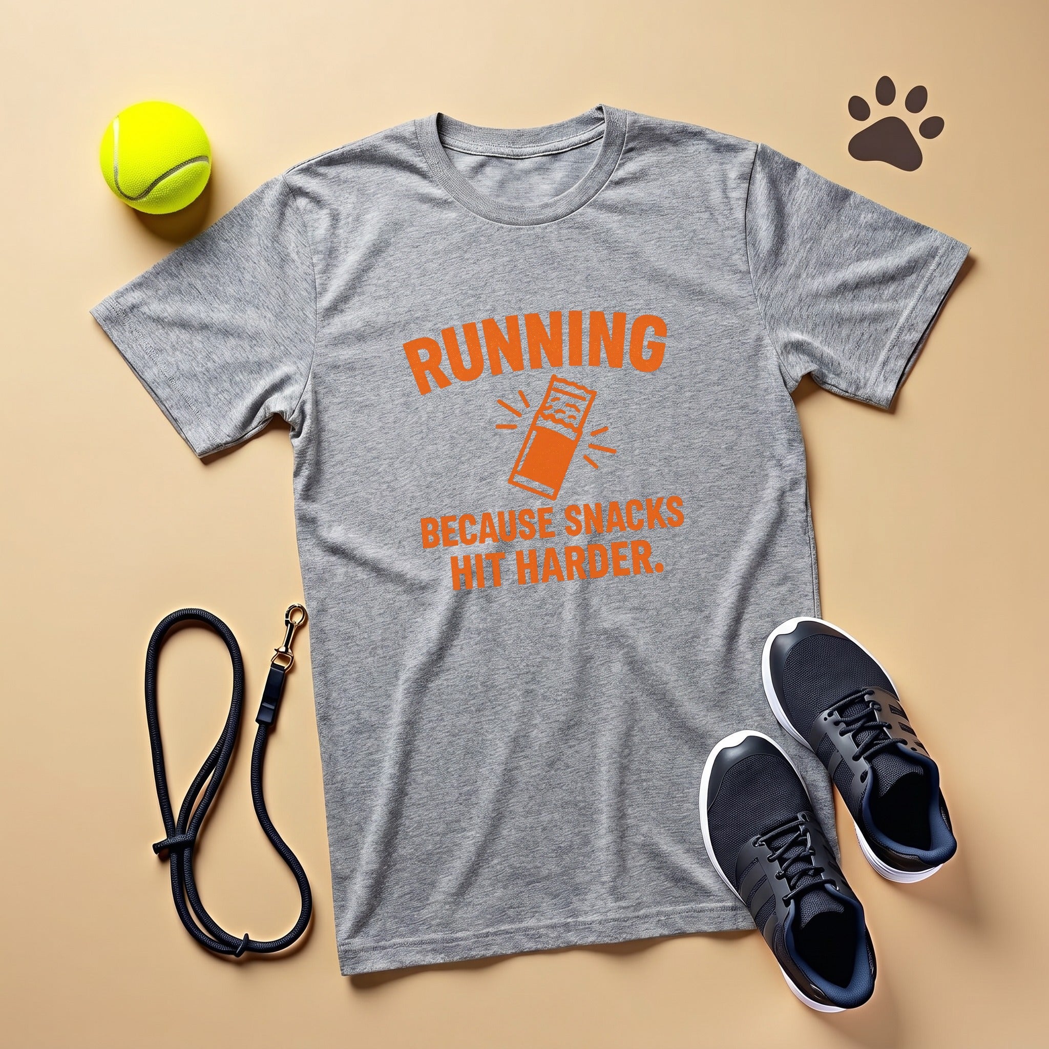 Running Because Snacks Hit Harder