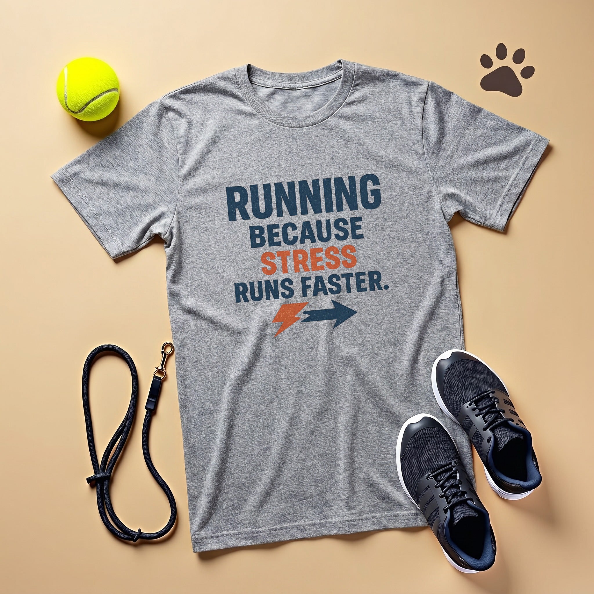 Running Because Stress Runs Faster