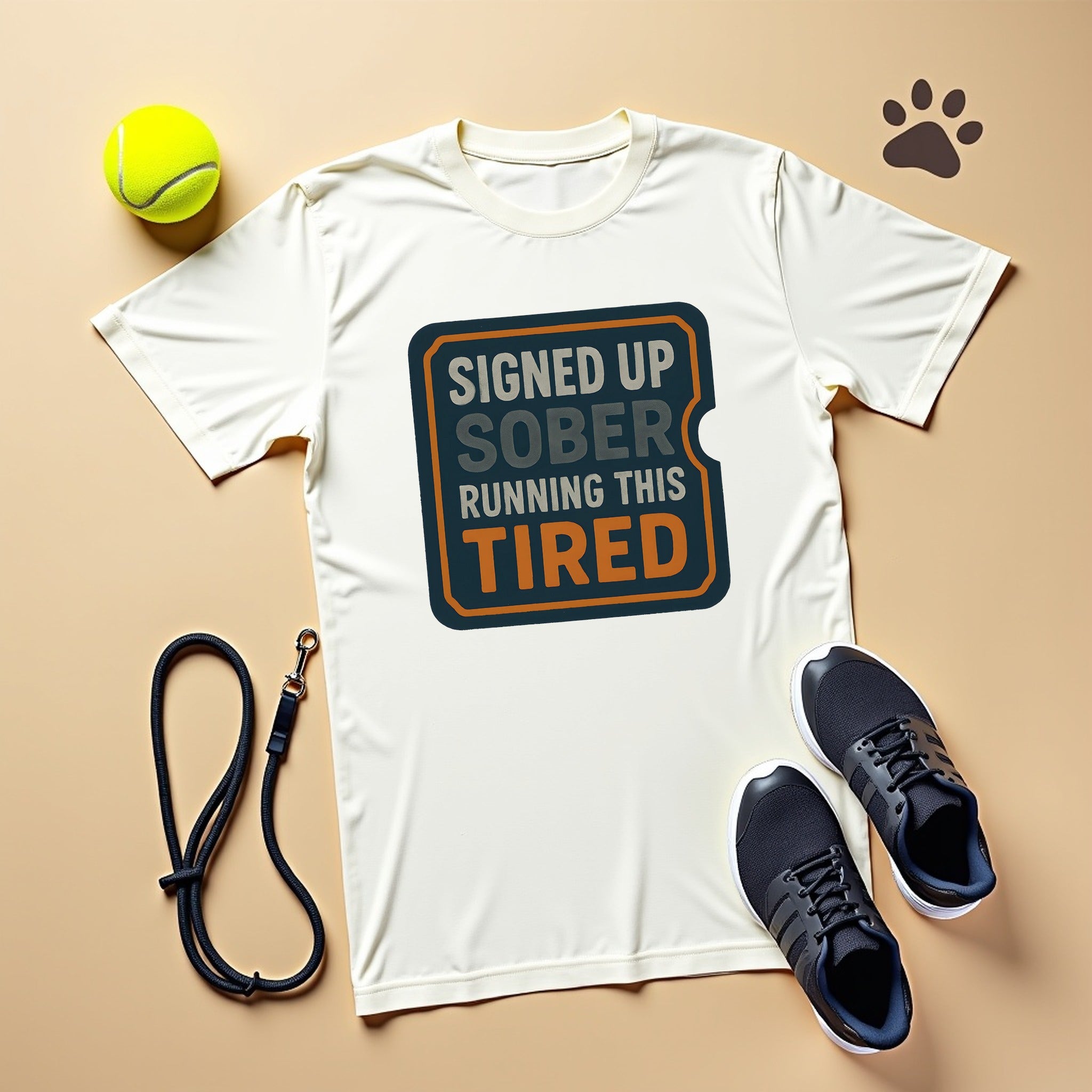 Signed Up Sober Running This Tired