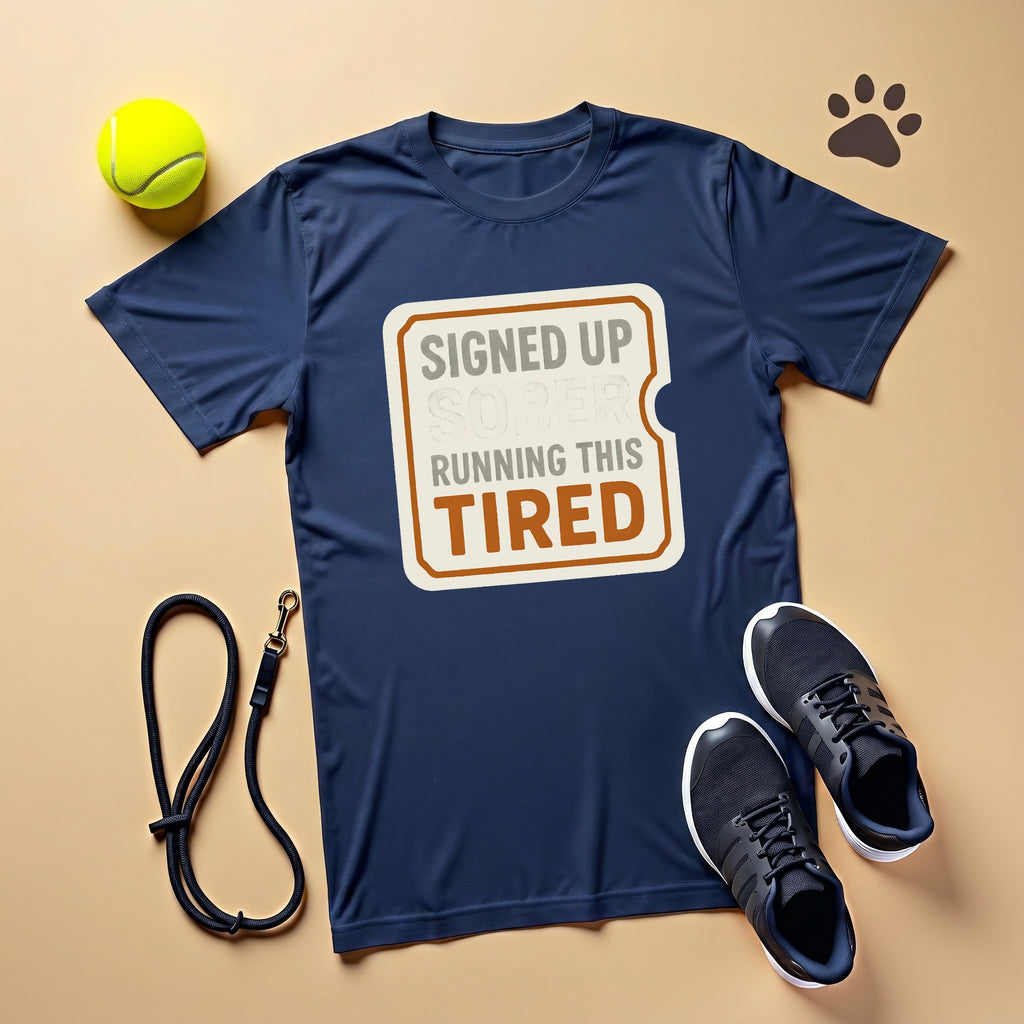 Signed Up Sober Running This Tired
