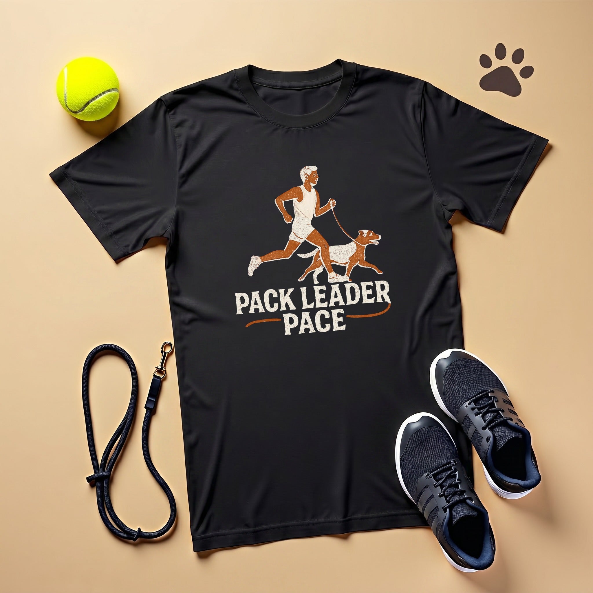 Vintage Runner Loyal Dog Marathon