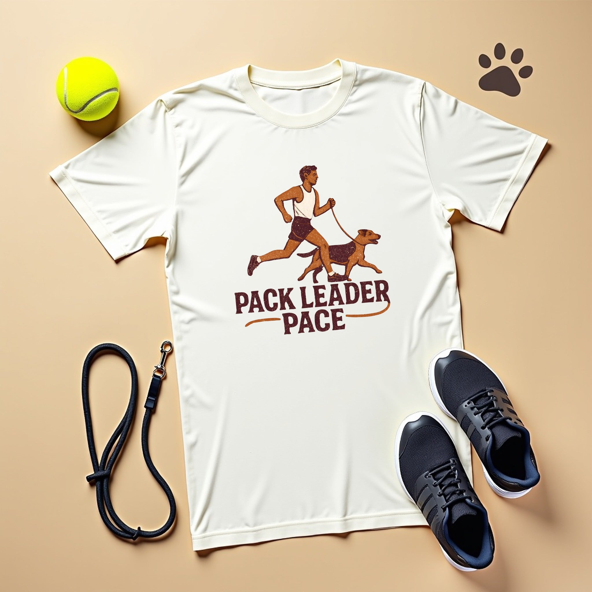 Vintage Runner Loyal Dog Marathon
